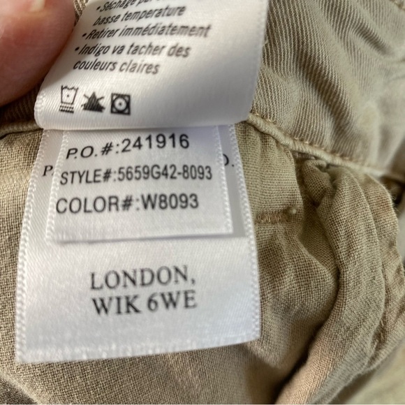 Paige Christy Pant Vintage Warm Sand Chino Jogger size 27 - Picture 11 of 14